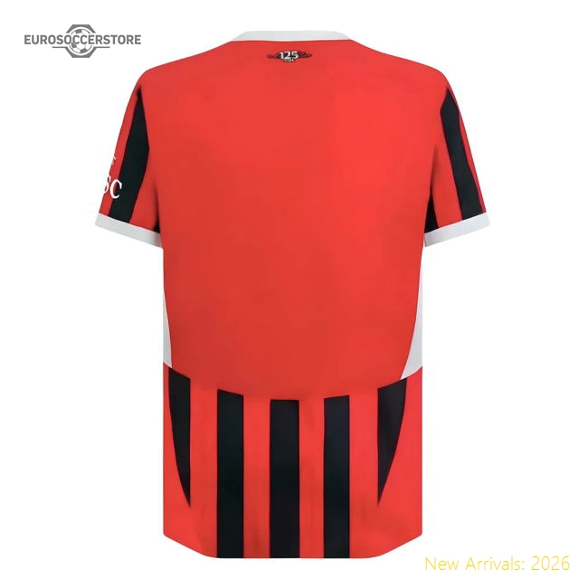 2024-2025 AC Milan Home Authentic Shirt-Vantage Point Soccer