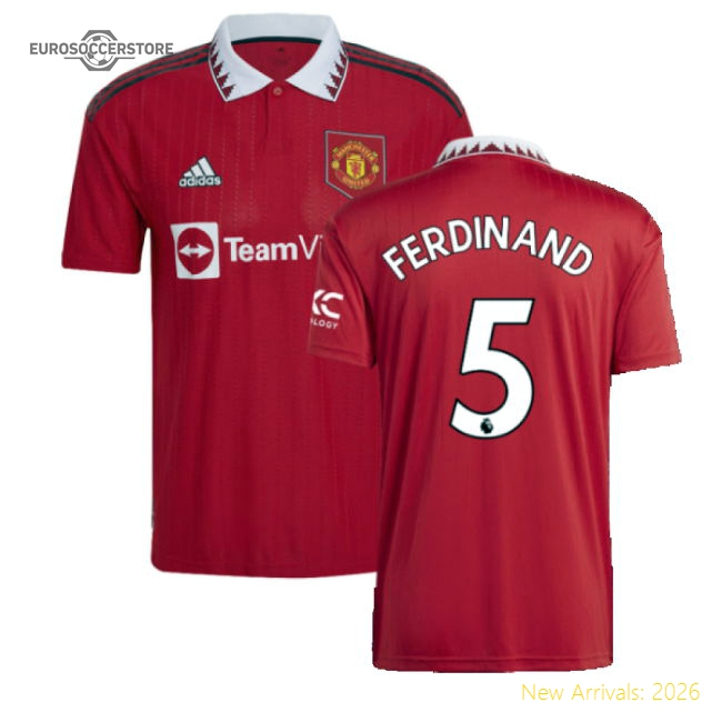 2022-2023 Man Utd Home Shirt (FERDINAND 5)-Vantage Point Soccer