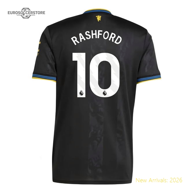 2025-2026 Manchester United Third Shirt (Rashford 10)-Vantage Point Soccer