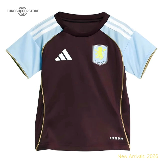 2025-2026 Aston Villa Home Baby Kit-Vantage Point Soccer