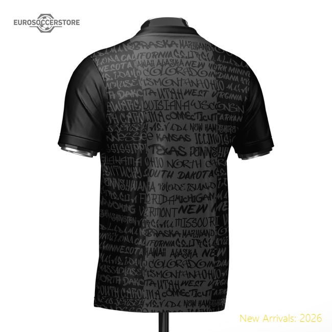 USA Heritage Football Jersey Black (Wolvate) Adult Short Sleeve-Vantage Point Soccer