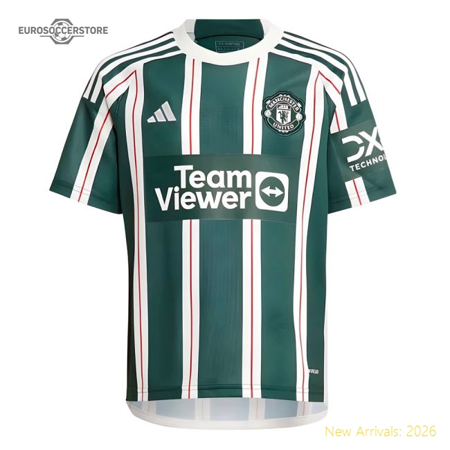 2023-2024 Man Utd Away Shirt (Kids)-Vantage Point Soccer