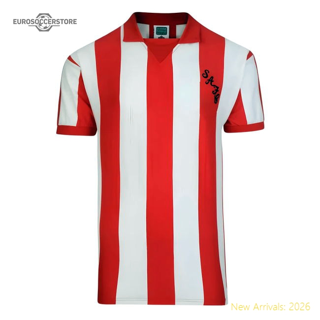 Score Draw Sunderland 1973 Retro Football Shirt-Vantage Point Soccer