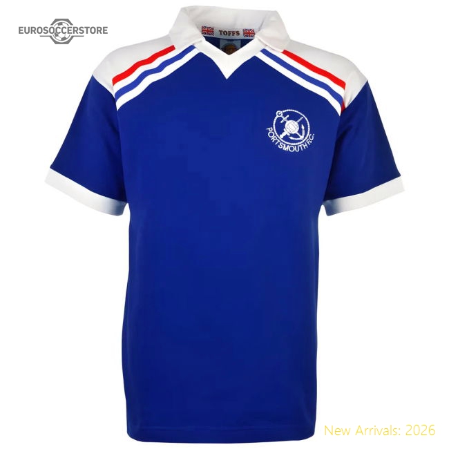 Portsmouth 1980-1982 Home Retro Football Shirt-Vantage Point Soccer
