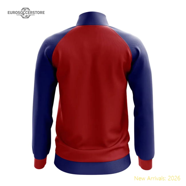 Serbia Concept Football Track Jacket (Red)-Vantage Point Soccer