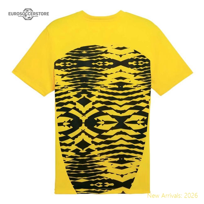 2024-2025 Borussia Dortmund Prematch SS Shirt (Yellow) - Kids-Vantage Point Soccer