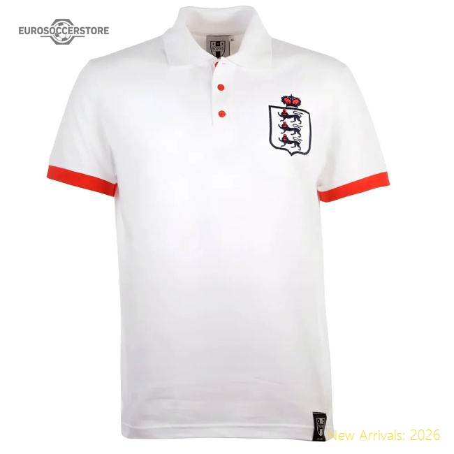 England White Polo Shirt-Vantage Point Soccer