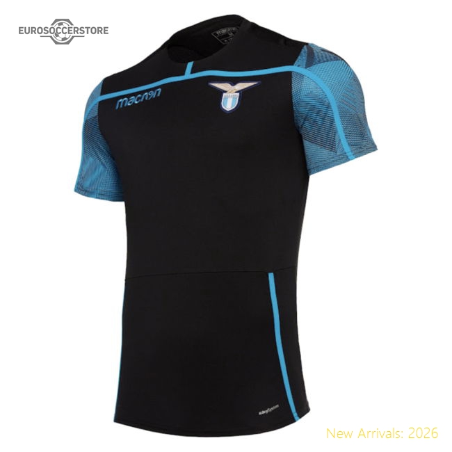 2018-2019 Lazio Training Shirt (Black)-Vantage Point Soccer