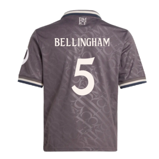 2024-2025 Real Madrid Third Youth Kit (Bellingham 5)-Vantage Point Soccer