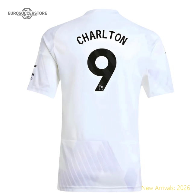 2025-2026 Man Utd Away Shirt (Kids) (Charlton 9)-Vantage Point Soccer