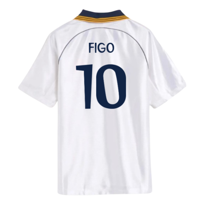 1998-2000 Real Madrid Reissue Home Shirt (Figo 10)-Vantage Point Soccer