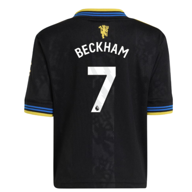 2025-2026 Manchester United Third Mini Kit (Beckham 7)-Vantage Point Soccer