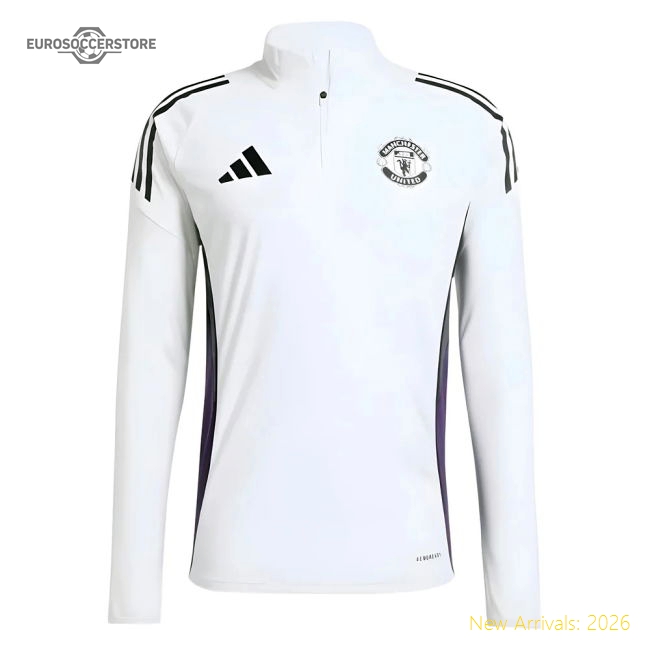 2025-2026 Man Utd Training Top (White)-Vantage Point Soccer