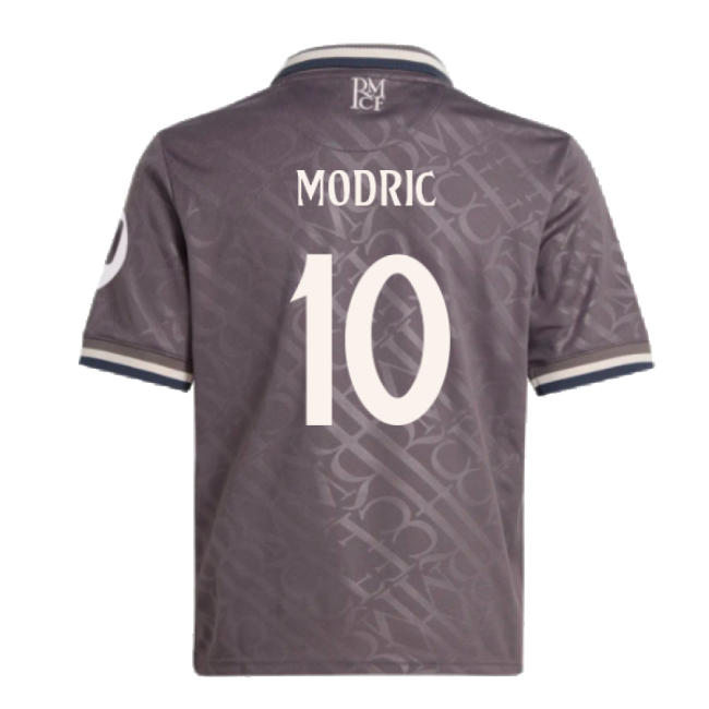 2024-2025 Real Madrid Third Youth Kit (Modric 10)-Vantage Point Soccer