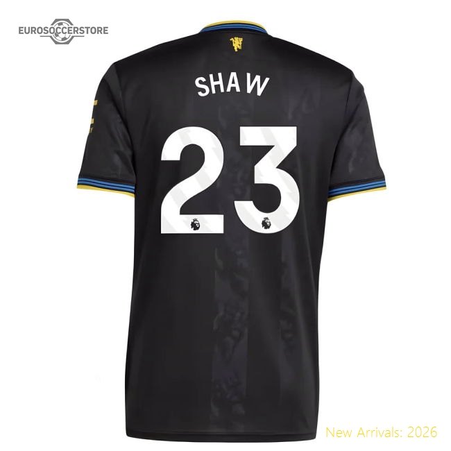 2025-2026 Manchester United Third Shirt (Shaw 23)-Vantage Point Soccer