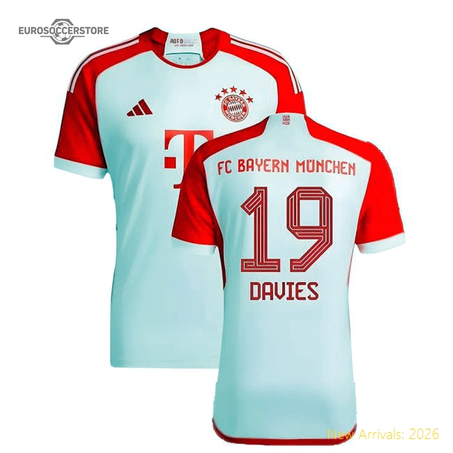 2023-2024 Bayern Munich Home Shirt (Davies 19)-Vantage Point Soccer