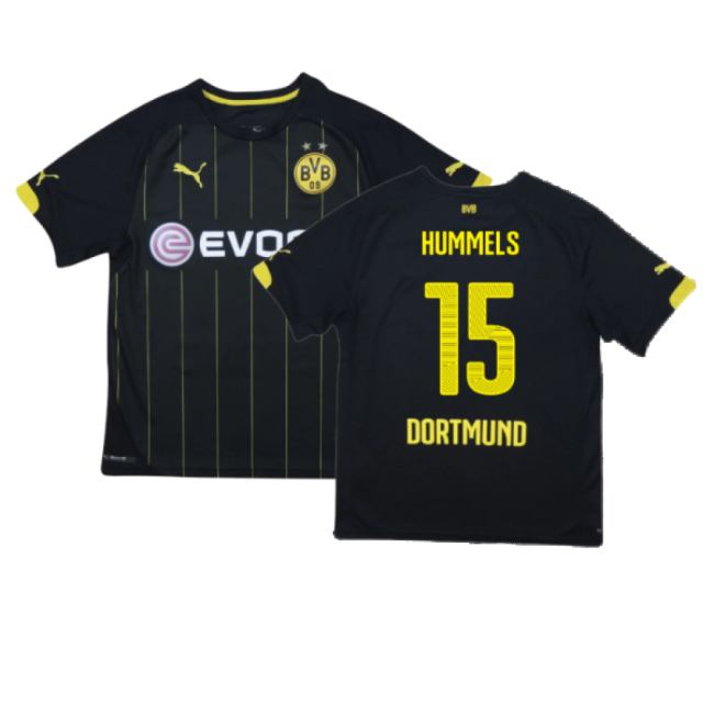 Borussia Dortmund 2014-16 Away Shirt ((Very Good) S) (Hummels 15)-Vantage Point Soccer