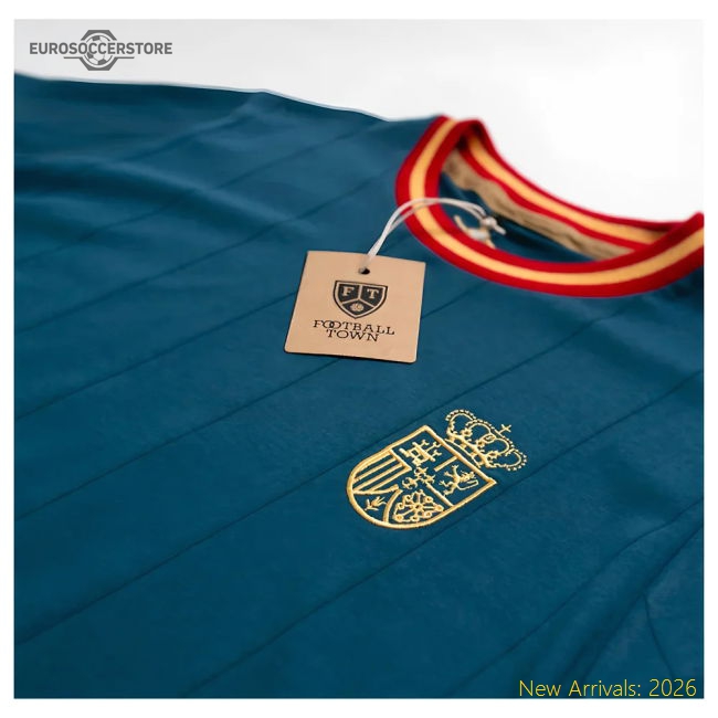 Spain Andres Iniesta Away Tribute Shirt El Cerebro-Vantage Point Soccer