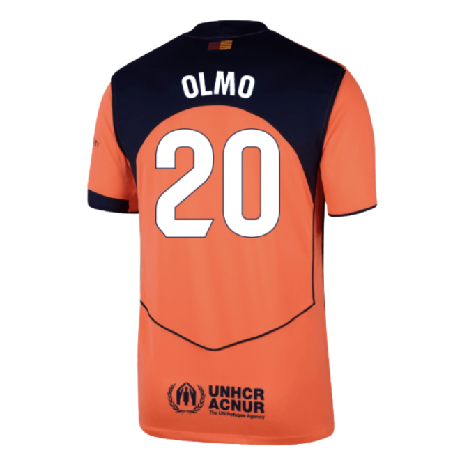 2025-2026 Barcelona Third Shirt (Olmo 20)-Vantage Point Soccer