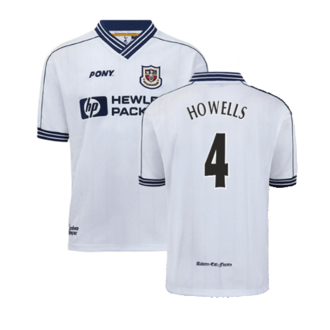 1997-1999 Tottenham Home Pony Retro Shirt (Howells 4)-Vantage Point Soccer