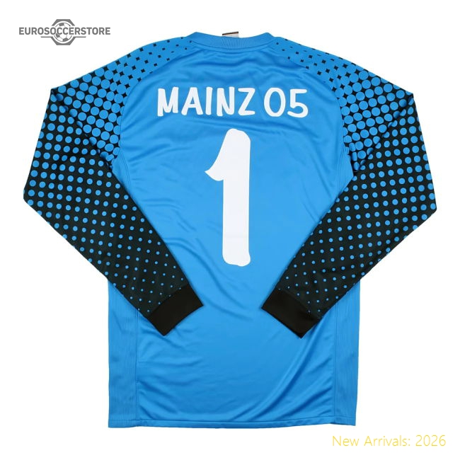 Mainz 2009-10 Long Sleeve Home Goalkeeper Shirt (S) #1 (Mint)-Vantage Point Soccer