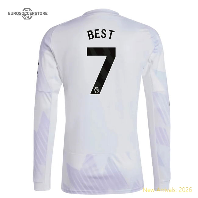 2025-2026 Man Utd Long Sleeve Away Shirt (Best 7)-Vantage Point Soccer