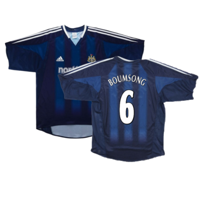 Newcastle United 2004-05 Away Shirt ((Excellent) S) (Boumsong 6)-Vantage Point Soccer