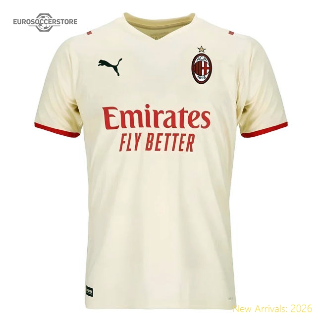 2021-2022 AC Milan Away Shirt (Kids)-Vantage Point Soccer