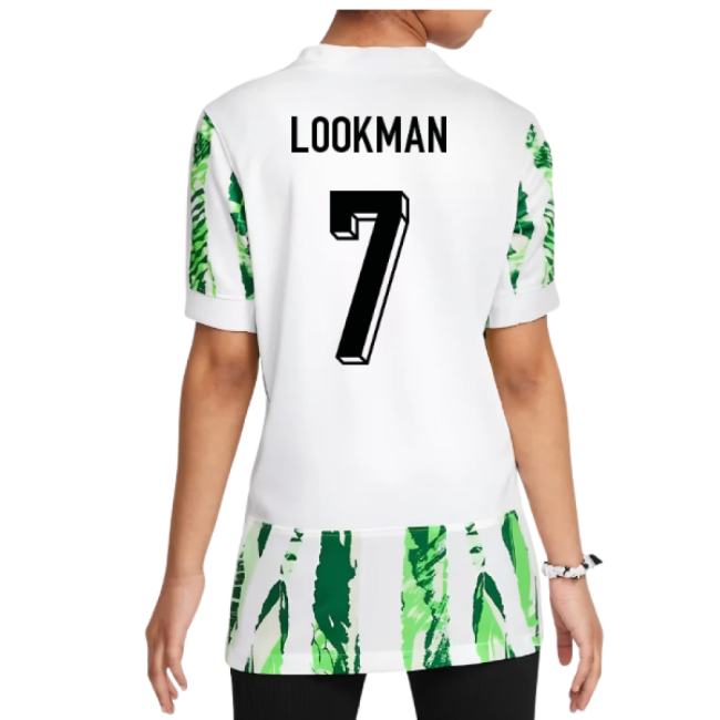 2025-2026 Nigeria Womens Team Away Shirt (Kids) (Lookman 7)-Vantage Point Soccer