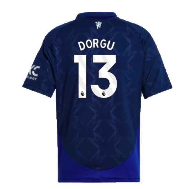 2024-2025 Man Utd Away Shirt (Kids) (Dorgu 13)-Vantage Point Soccer