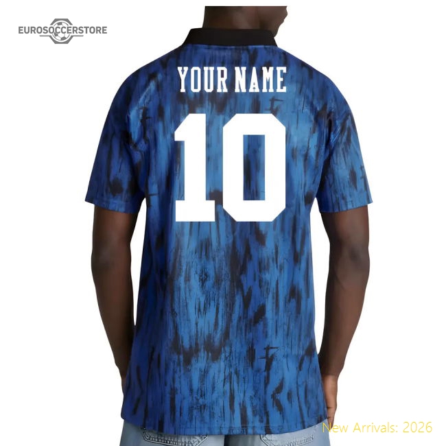 1992-1993 Man Utd Away Retro Shirt (Your Name)-Vantage Point Soccer