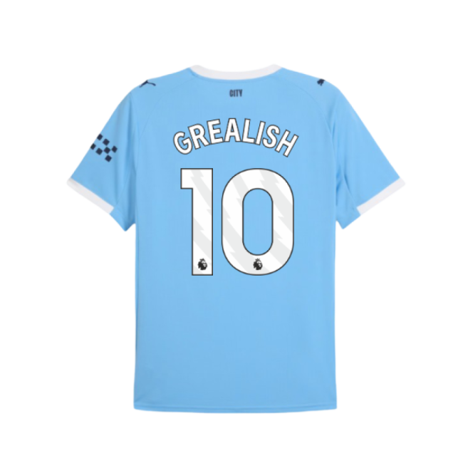 2025-2026 Man City Home Shirt (Grealish 10)-Vantage Point Soccer