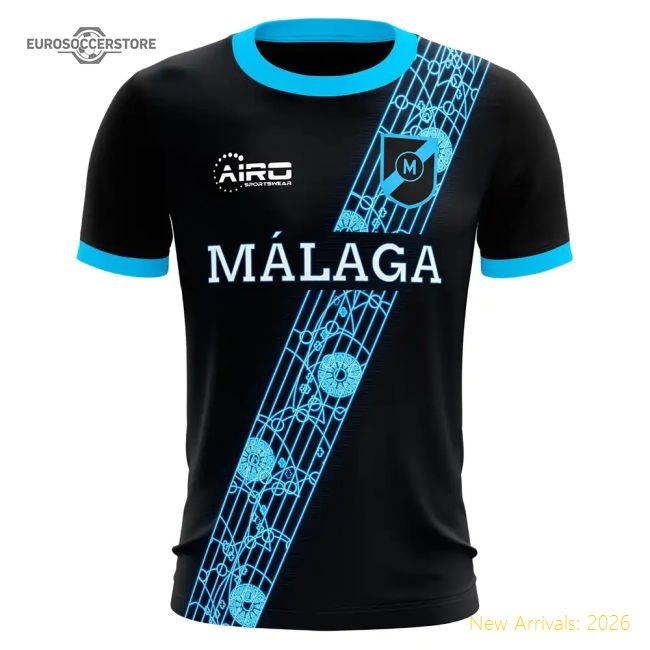 2025-2026 Malaga Away Concept Football Shirt (Your Name)-Vantage Point Soccer
