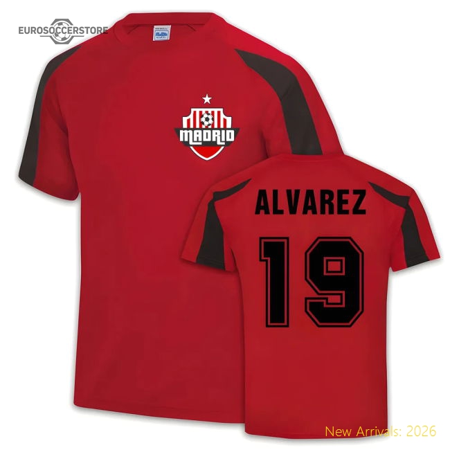 Julian Alvarez Atletico Madrid Sports Training Jersey-Vantage Point Soccer