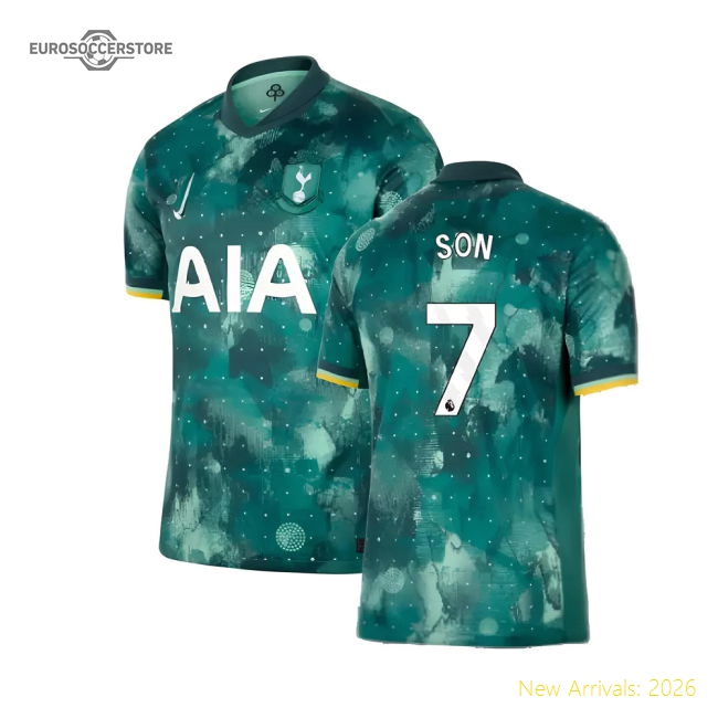 2024-2025 Tottenham Hotspur Third Shirt (Son 7)-Vantage Point Soccer