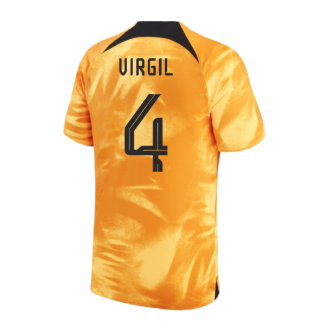 2022-2023 Holland Home Shirt (VIRGIL 4)-Vantage Point Soccer