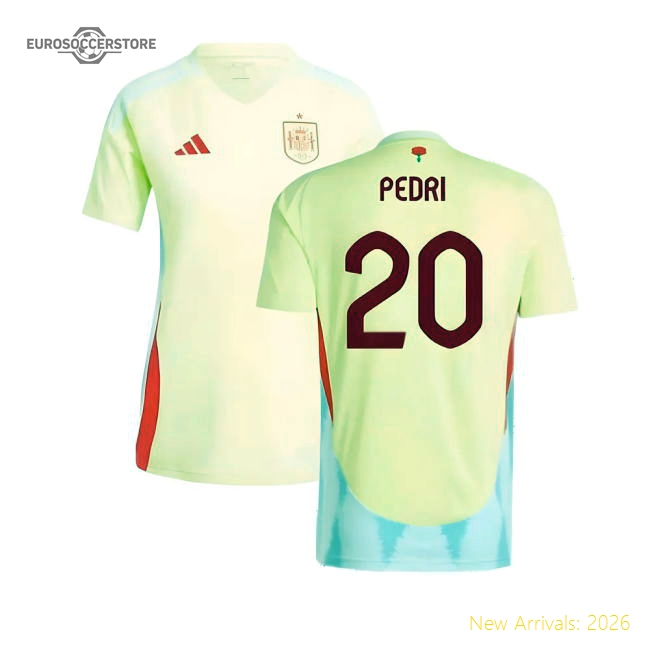 2024-2025 Spain Away Shirt (Ladies) (Pedri 20)-Vantage Point Soccer