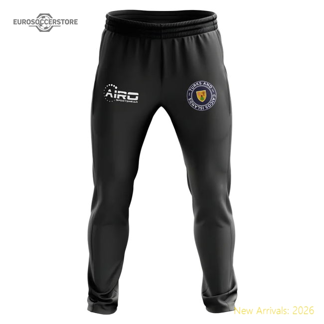 Turks and Caicos Islands Concept Football Training Pants (Black)-Vantage Point Soccer