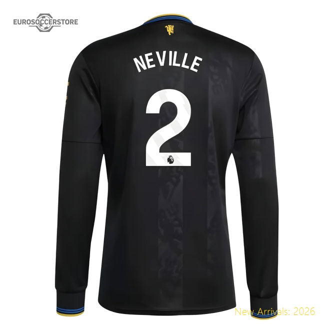 2025-2026 Man Utd Long Sleeve Third Shirt (Neville 2)-Vantage Point Soccer