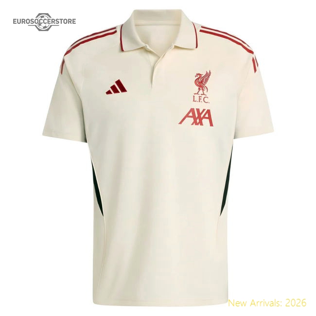 2025-2026 Liverpool Polo Shirt (White)-Vantage Point Soccer