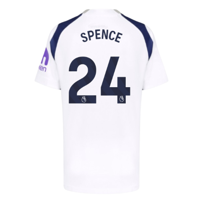 2025-2026 Tottenham Hotspur Home Shirt (Kids) (Spence 24)-Vantage Point Soccer
