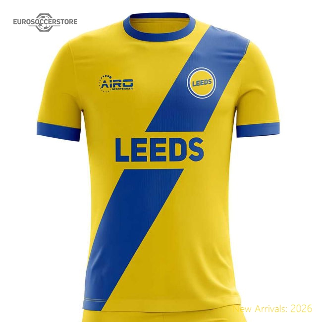 2025-2026 Leeds Away Concept Football Shirt (Your Name)-Vantage Point Soccer