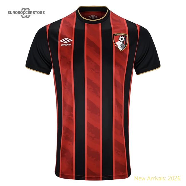 2025-2026 Bournemouth Home Shirt - Kids-Vantage Point Soccer