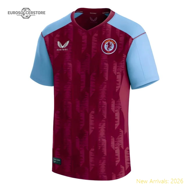 2023-2024 Aston Villa Home Shirt (Kids)-Vantage Point Soccer