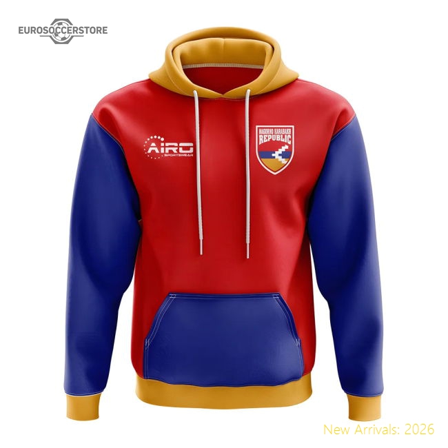 Nagorno Karabakh Republic Concept Country Football Hoody (Red)-Vantage Point Soccer