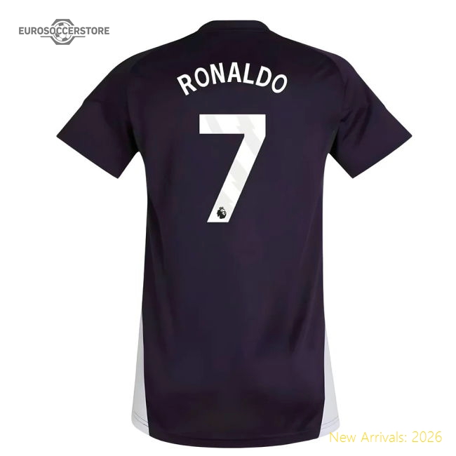 2025-2026 Man Utd Training Jersey (Aurora Plum) - Womens (Ronaldo 7)-Vantage Point Soccer