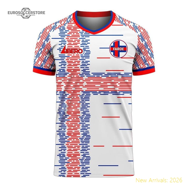 Faroe Islands 2025-2026 Home Concept Football Kit (Libero) - Baby-Vantage Point Soccer