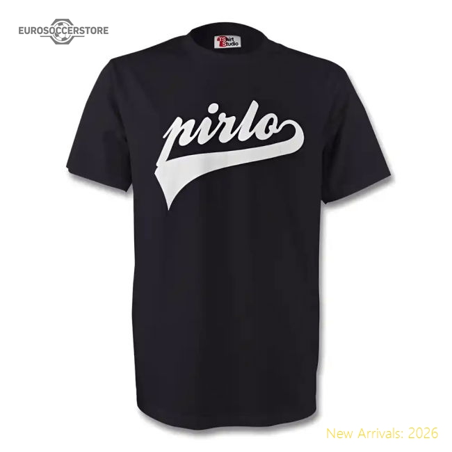 Andrea Pirlo Juventus Signature Tee (black)-Vantage Point Soccer