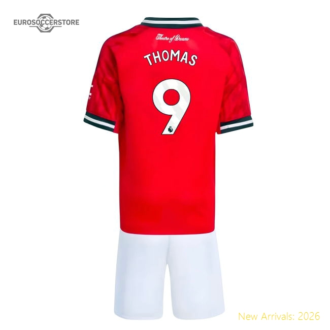 2025-2026 Man Utd Home Mini Kit (Thomas 9)-Vantage Point Soccer