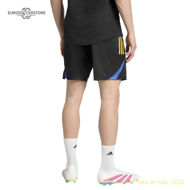 2025-2026 Man Utd EU Training Shorts (Black)-Vantage Point Soccer